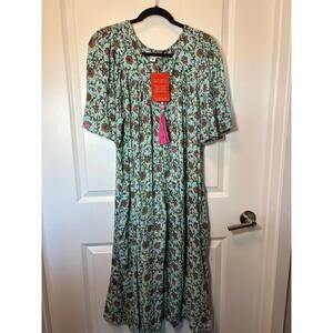 Dillards
Go Softly Floral Print Short Sleeve V-Neck Zip-Front Patio Dress